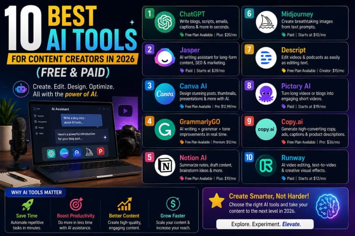 10 best ai tools